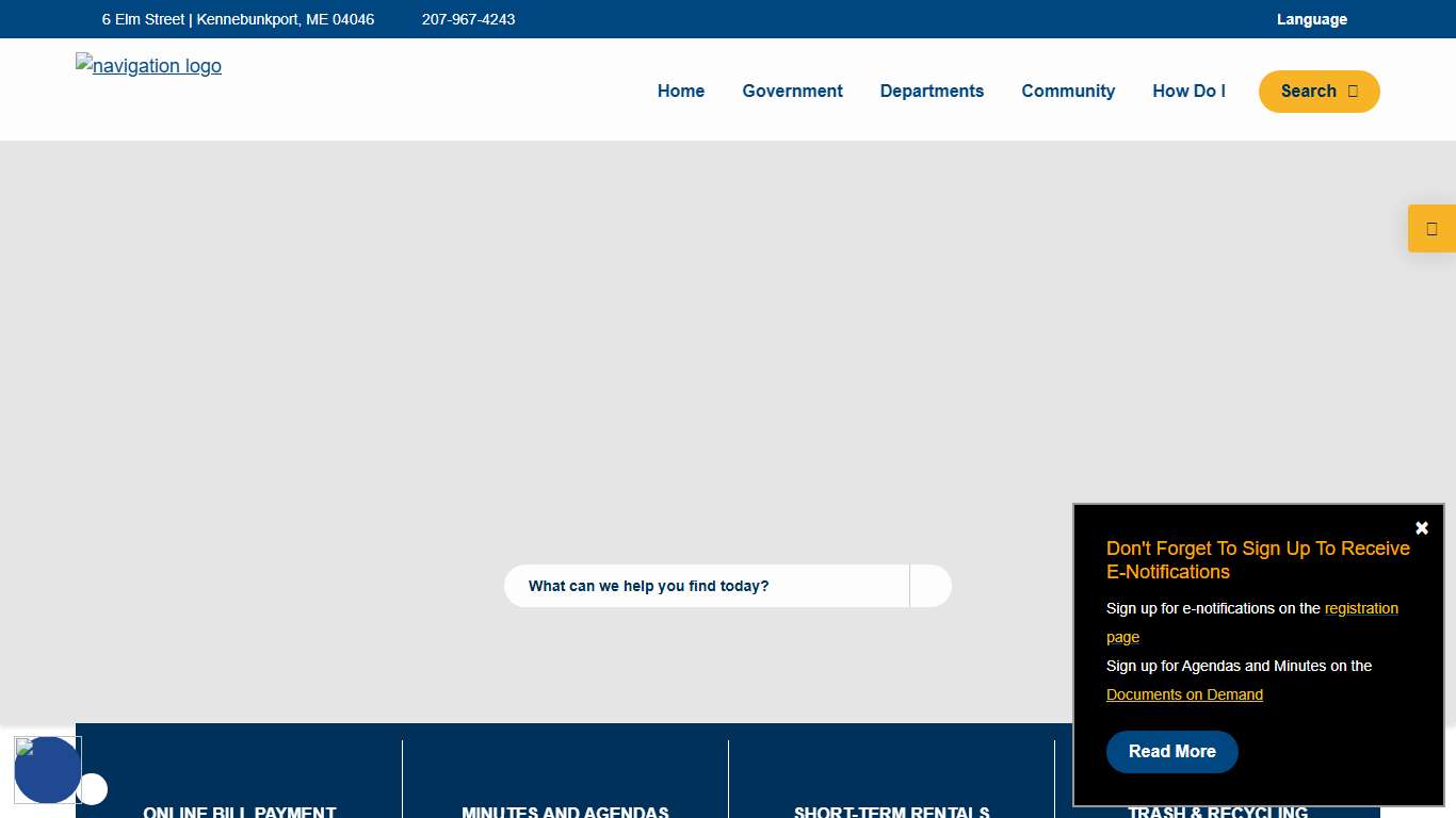 The Town of Kennebunkport, ME